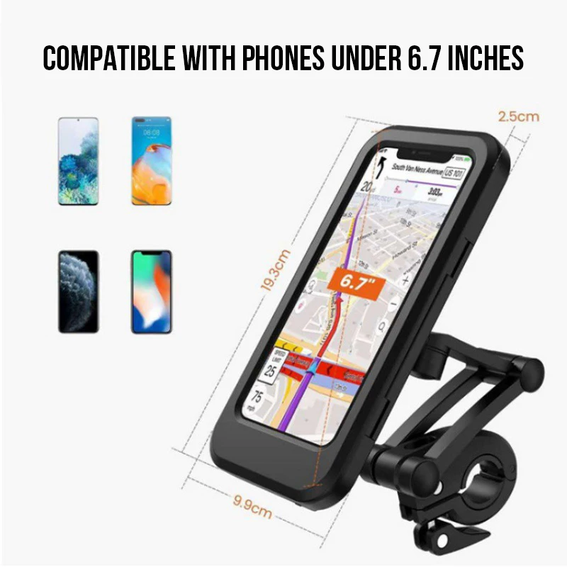 

Cycling Stand Touchscreen Version Wanxiang Activity Wheel Adjusting Bracket Compatible With Phones Under 6.7 Inches