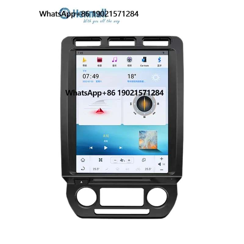 

HENGMALL Style Vertical Android Smart Car Radio for Ford F150 2015-2021 Gps Navigator for Car 12.1 Inch Carplay 8-core DSP