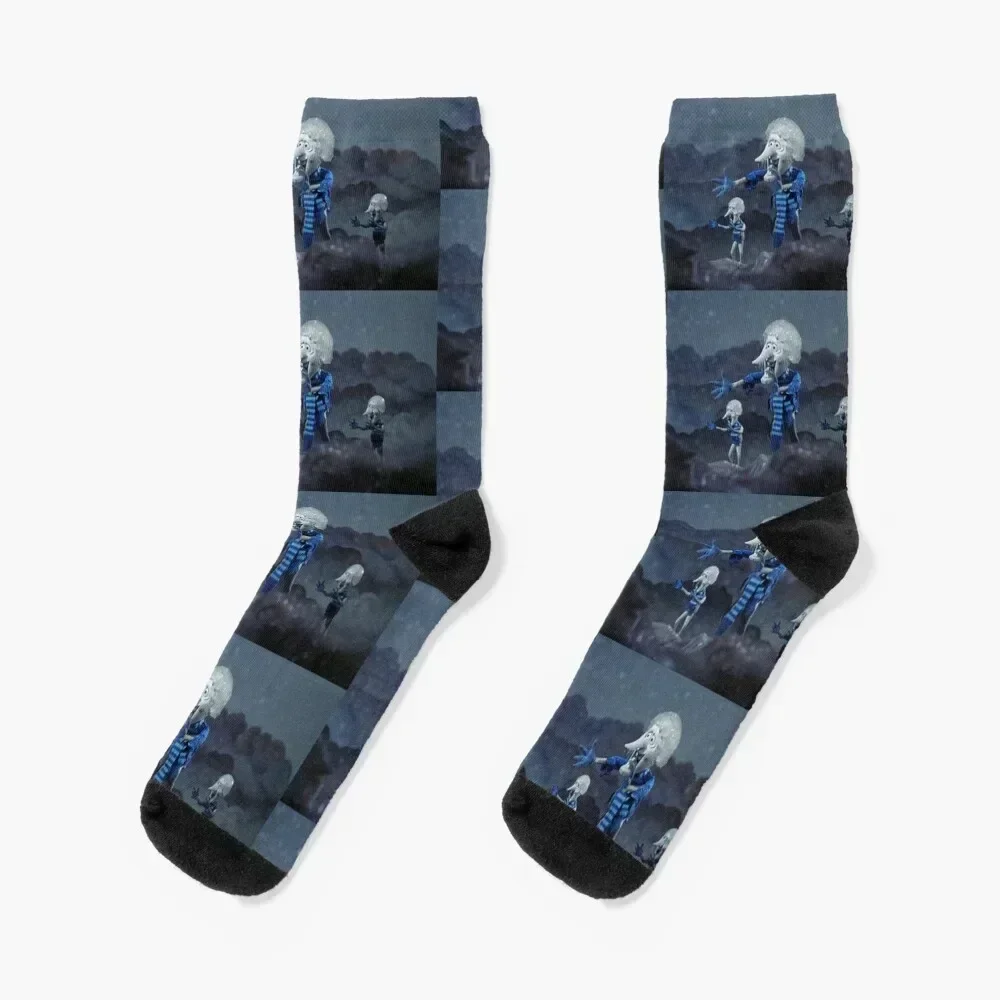 

Snow Miser & Mini Mees Socks luxury floral funny gift custom sports Designer Man Socks Women's