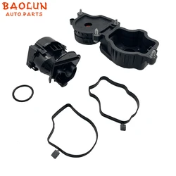 BAOLUN Engine Block Breather 11127799225 11127799224 For BMW E46 330d E60 E61 530 7er 730d X3 X5