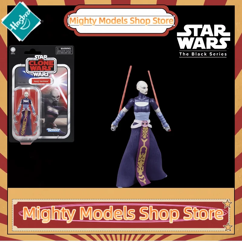 

New Original Hasbro STAR WARS THE CLONE WARS Asajj Ventress Action Figure Model Toys Gift