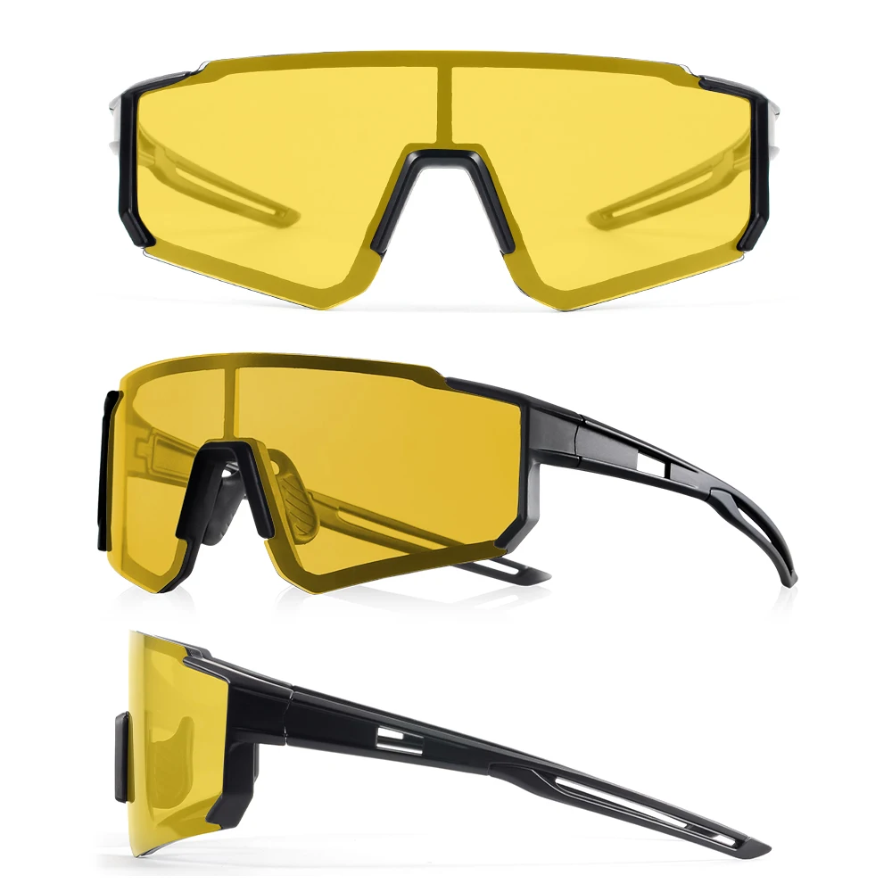 CRIXALIS Oversized Night Vision Photochromic Polarized Sunglasses Men Women Fashion Anti-glare Driving Sun Glasses Goggles UV400