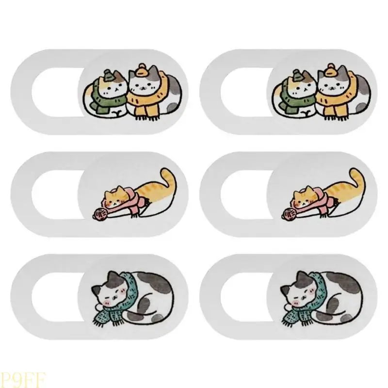 CS1W Creative Animal Design Lens Cover for Prywatność ochrony na telefony laptop tablet