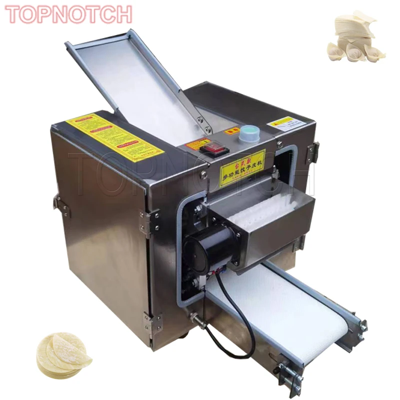 Automatic Dumpling Wrapper Machine Wonton Jiaozi Skins Rolling Chaos Leather Slicer Commercial 220V 110V Dumpling Maker Machine