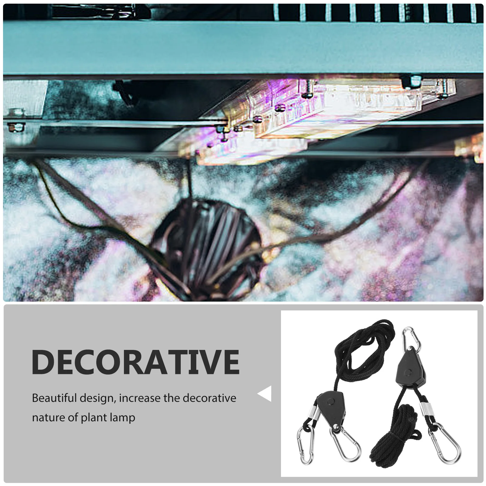 

Вешалка для веревки для выращивания, регулируемые металлические шестерни, фиксирующий шкив, зажим, вешалки, поддержка растений