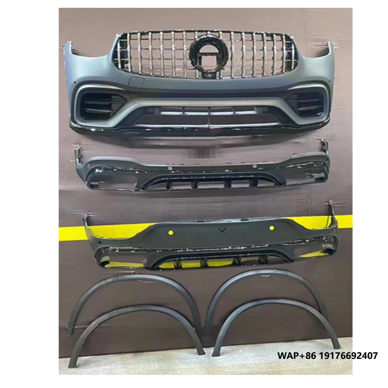 Car Bumper for Mercedes benz GLC Change GLC63S AMG Body Kit 2020