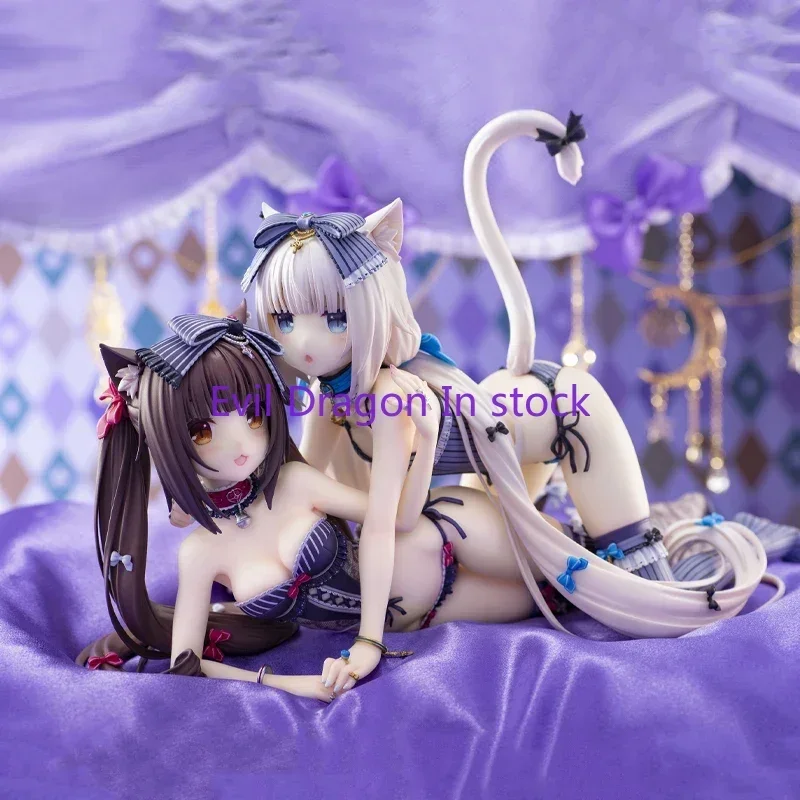 En Stock Original véritable peur Chocola vanille NEKOPARA Vol.1 Soleil ouvert Action Anime Figure PVC modèle jouets Collection cadeaux