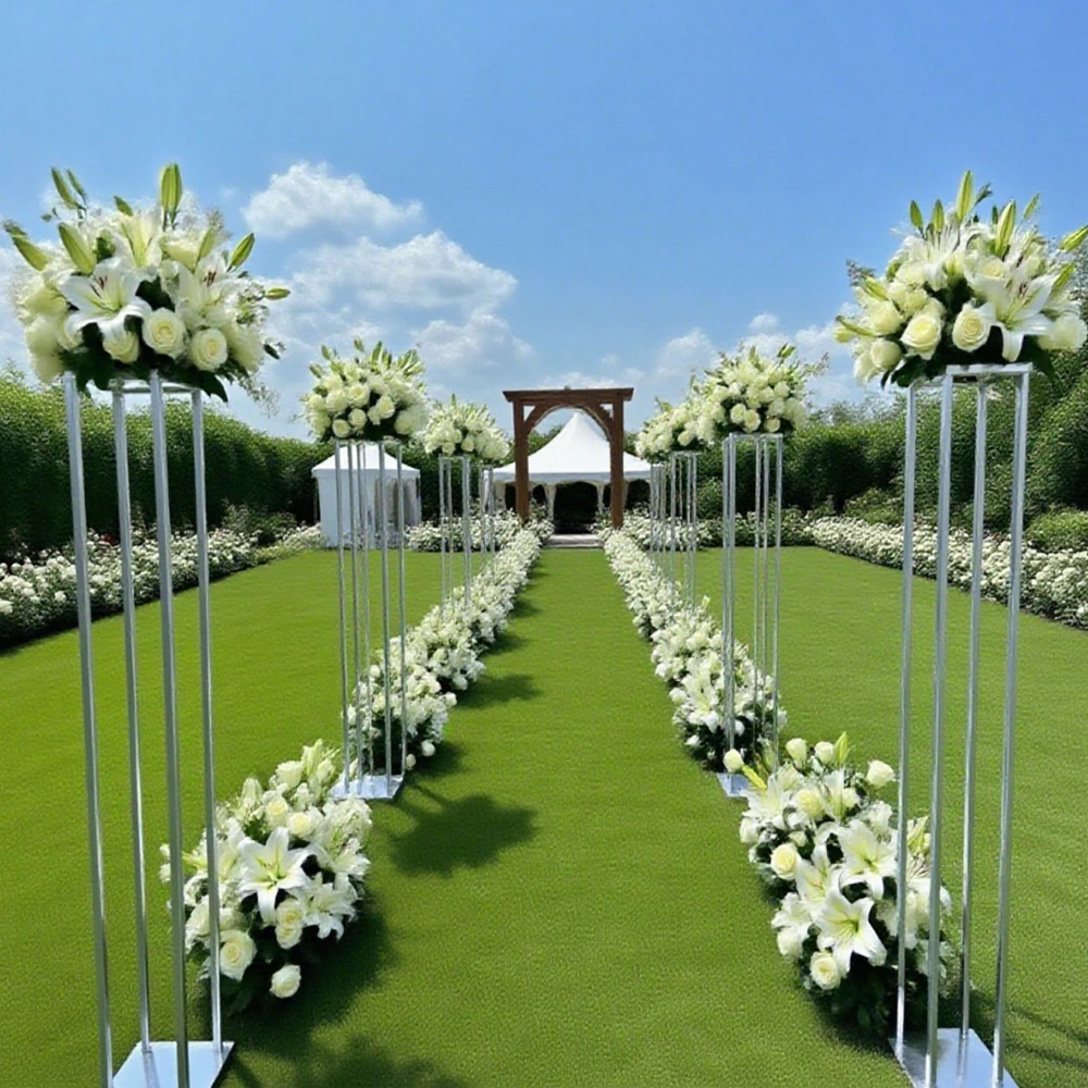 

6/8/10 шт., высота 130 см) f30, высокое качество, блеск/золотые плинтусы из нержавеющей стали, свадебный банкет, украшение для мероприятия, подставка для цветов