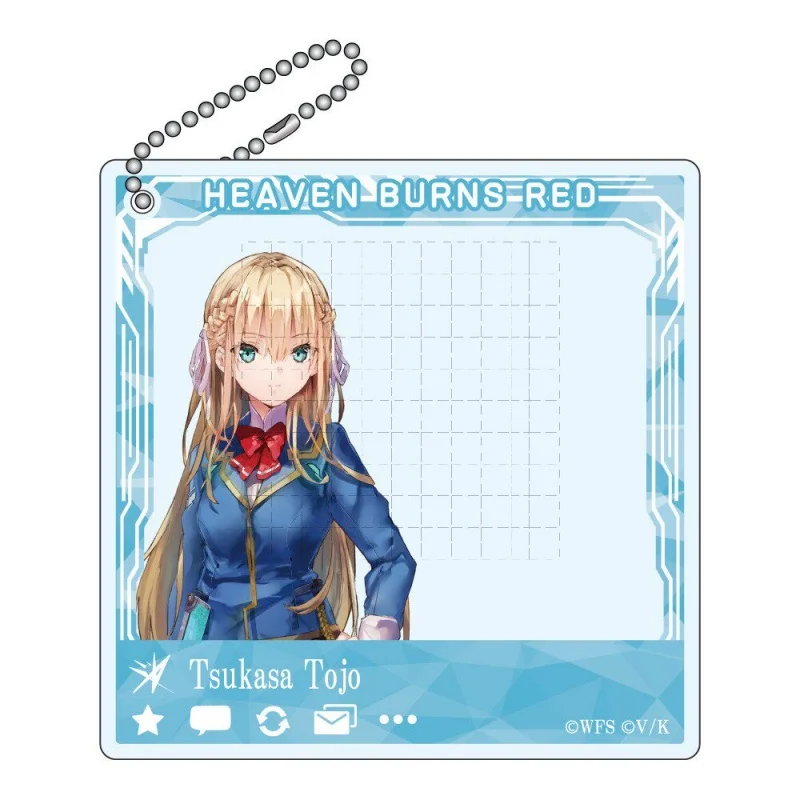 Heaven Burns Red character Tsukasa Toujou Ichigo Minase Yayoi Bungo Maki Kurosawa Adelheid Kanzaki Acrylic key chains bag charm