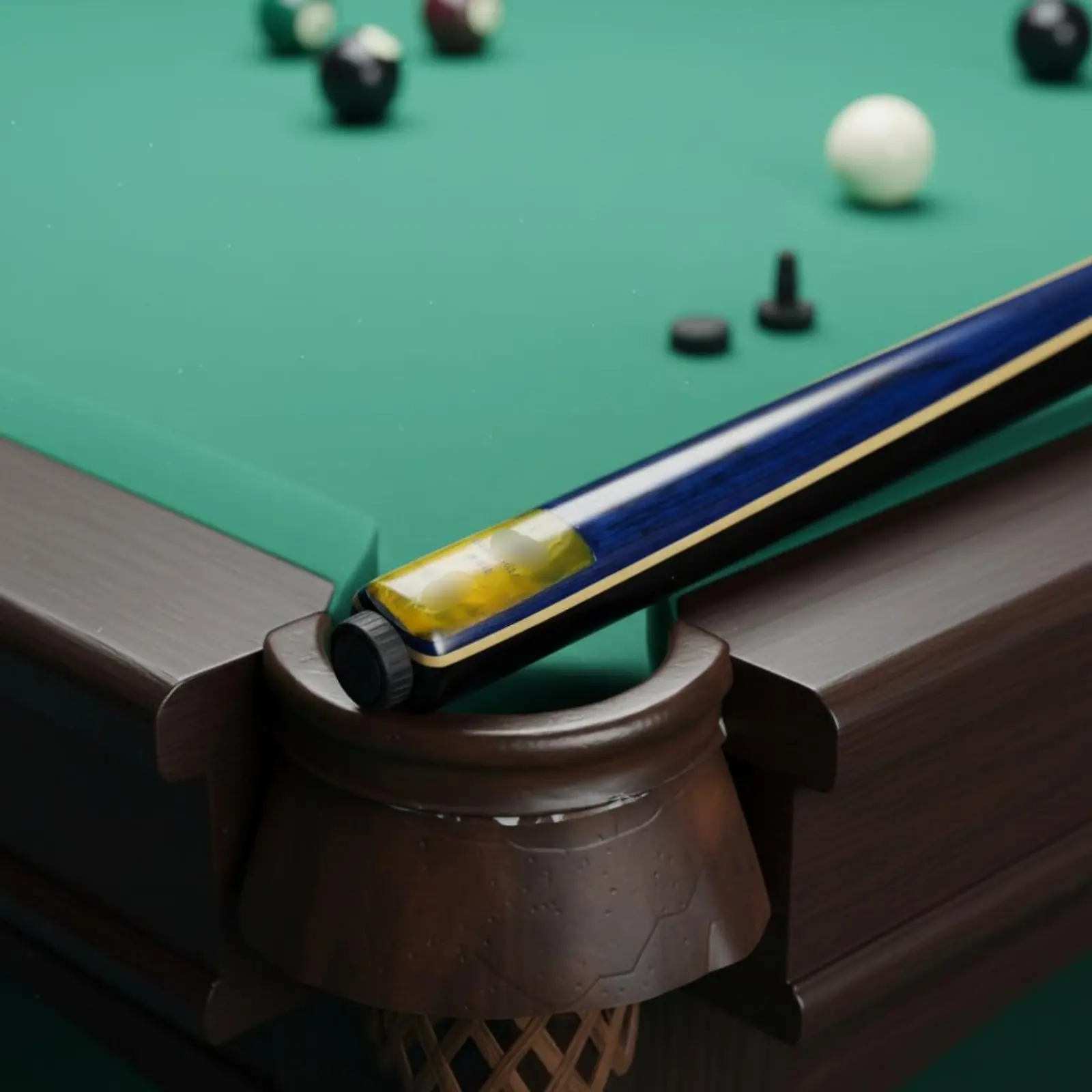 

Billiard Cue Tail Plug Silent Rubber Cue Bumper Damage Protection Push-Fit