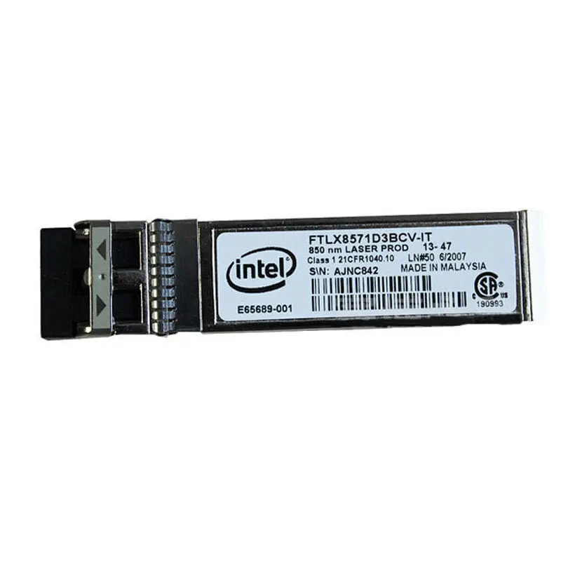 Ricetrasmettitore Intel E10GSFPSR FTLX8571D3BCV-IT E65689-001 SFP + per X520-DA2/SR2