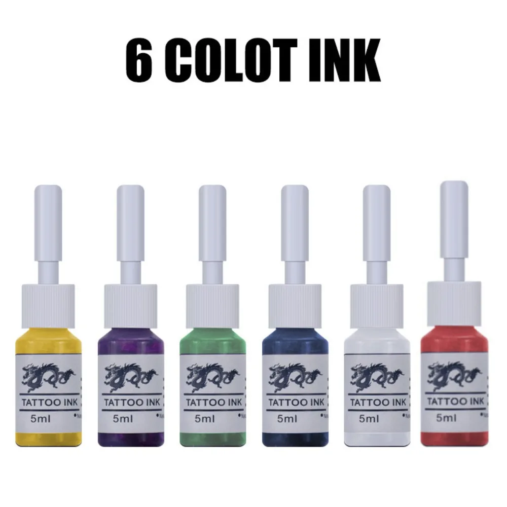 

Gifts 6 Color Professional Ink Practice Ink 5ml Beauty Paints Multi-function Body Art Makeup Pigment