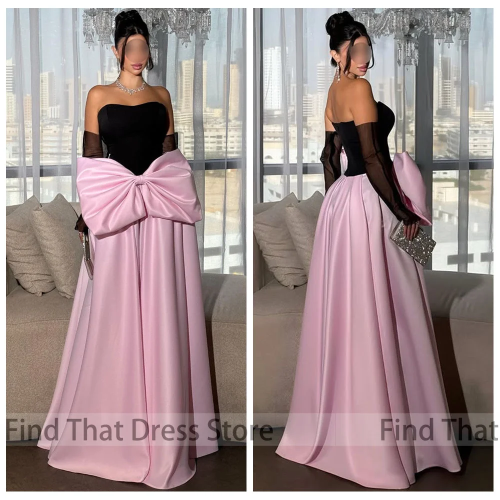 

Изящное вечернее платье трапециевидной формы с драпировкой и открытой спиной на заказ, с бантом, длиной до пола, платье для выпускного вечера на день рождения