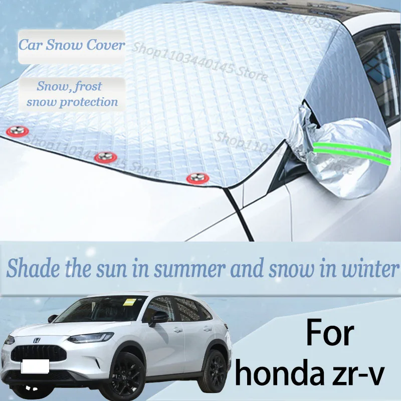 

For honda zr-v car Snow Windscreen, Snow, Frost, Dust and UV Visor, Winter car clothing, thick magnetic