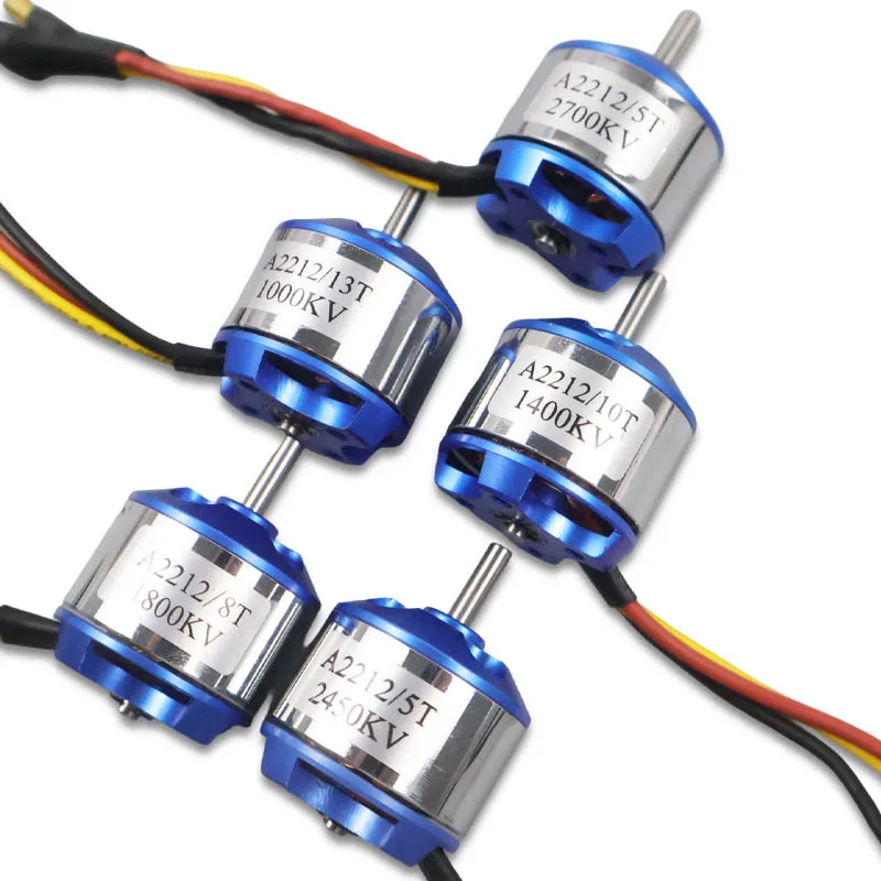 A2212 Brushless Motor 930KV 1000KV 1400KV 2200KV 2450KV 2700KV For RC Aircraft Plane Multi-copter Brushless Outrunner Motor 