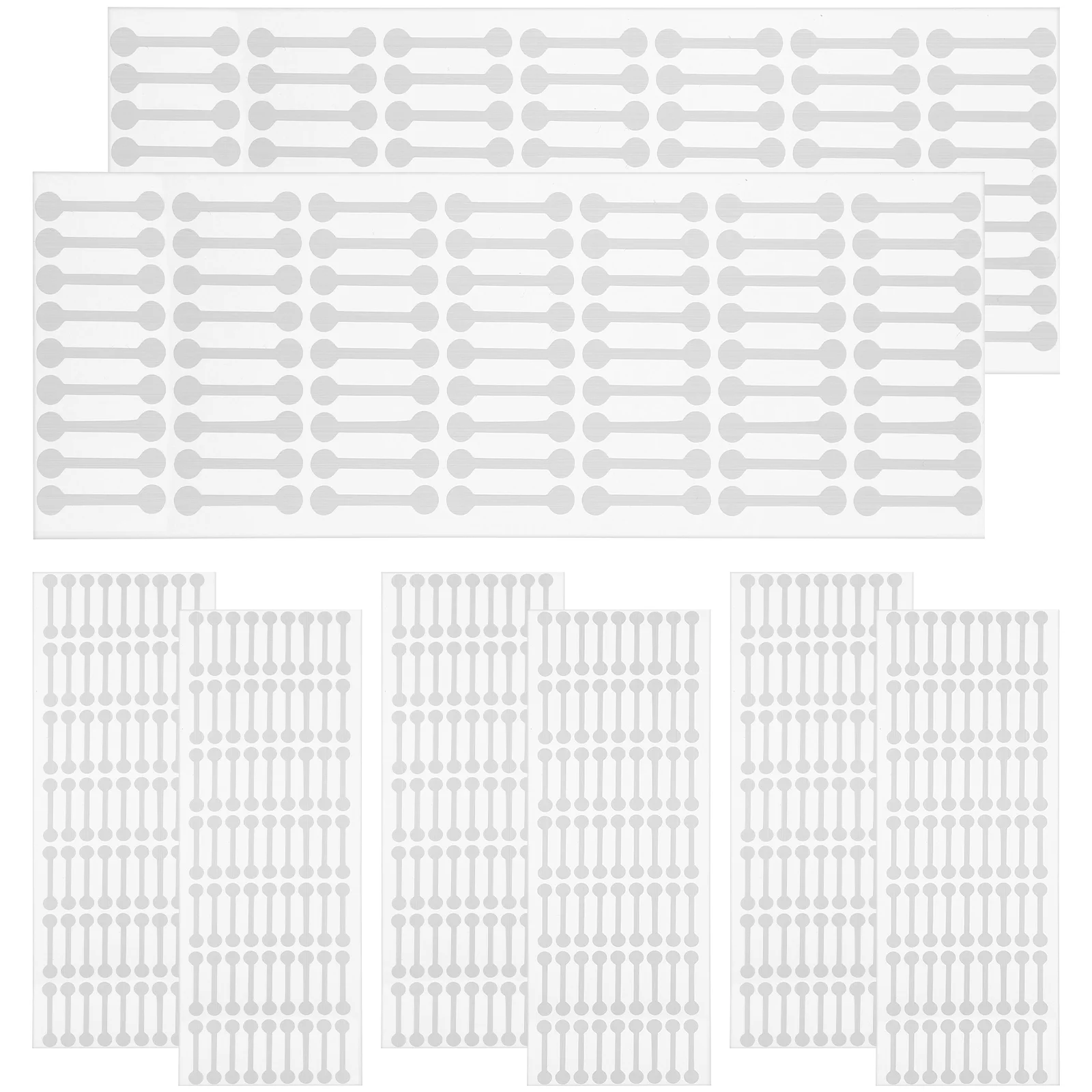 500 Pcs Basket Labels Bin Seal Sticker Gift Tags Self Adhesive Decal Silver Pvc Self-adhesive Nail Stickers