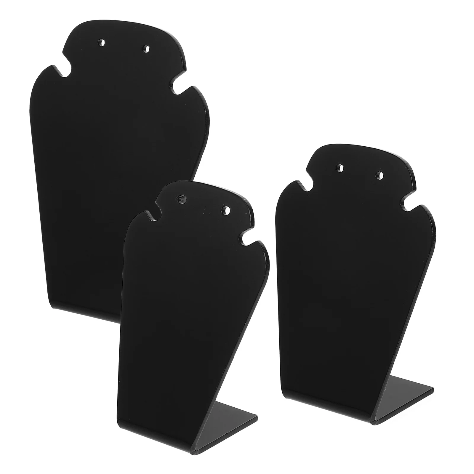 

3 Pieces Display Stand Jewelry Organizer Earring Display Stand Earrings Rack Holder Compact Portable Storage Solution