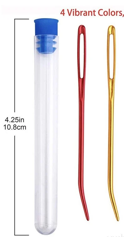 Bent Tapestry Needle Large Eyes Blunt Yarn Needles Knitting Darning Weaving Needles for Beading Quilting Crochet