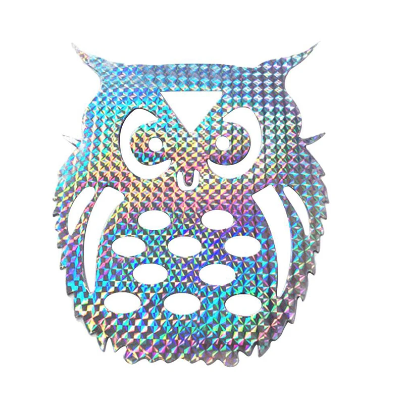 10pc Garden Laser Hanging Owl Scarecrow Owl Reflective Scare Bird Repellent