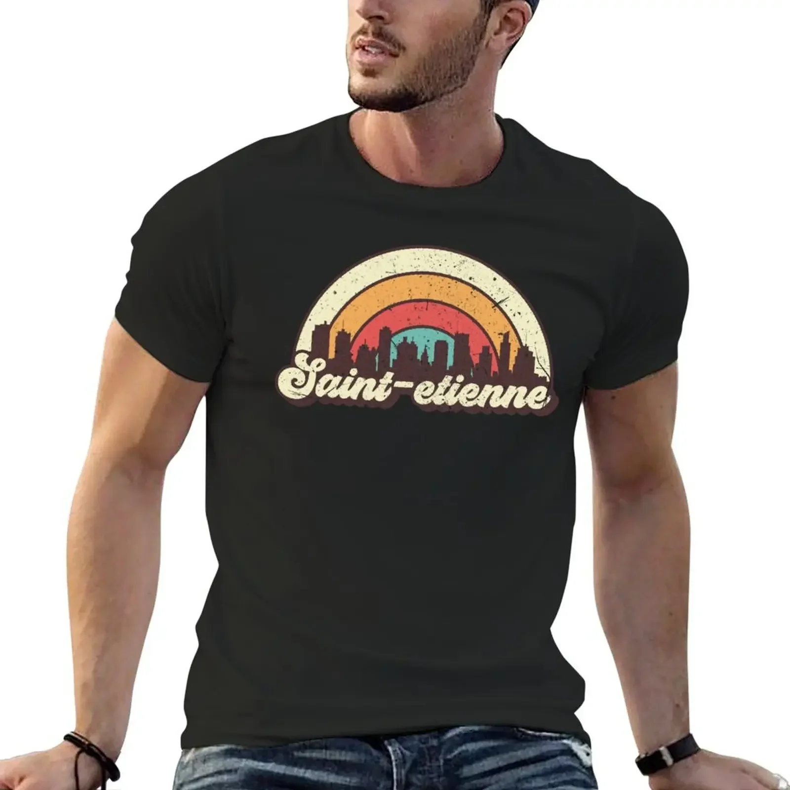 

Saint-etienne travel gifts T-Shirt plus sizes oversized anime figures plus size clothes men clothings