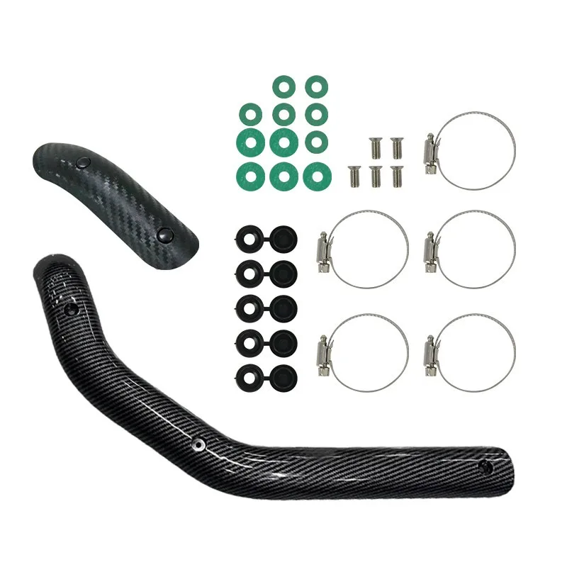 

Zuimi Greystone 250 300 Exhaust Heat Shield Guard, Anti-Scalding Extended Protection Cover, Decorative Insulation Plate