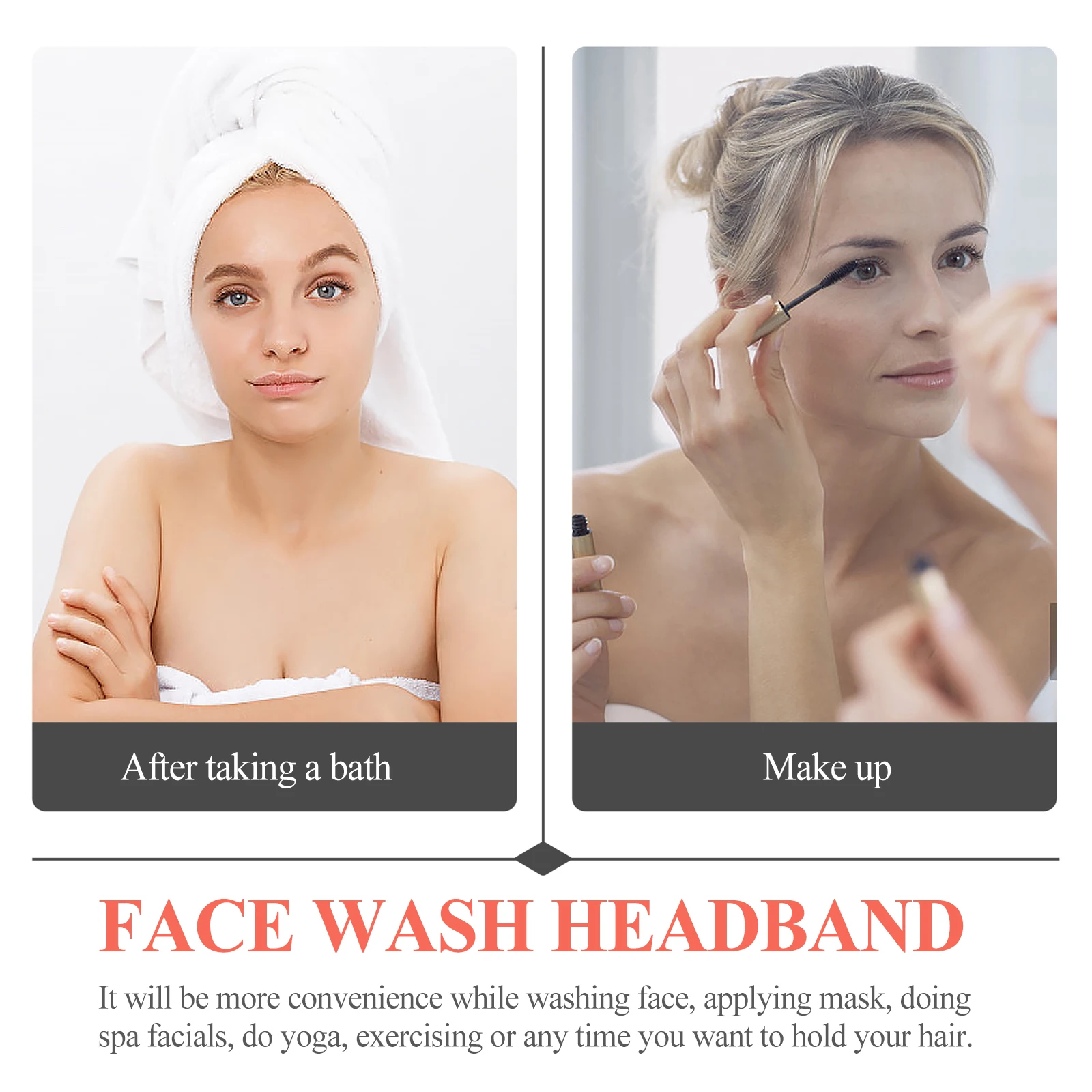 

6 Pcs Head Band Headband Party Hairband Headdress Non-slip Women Bridesmaid