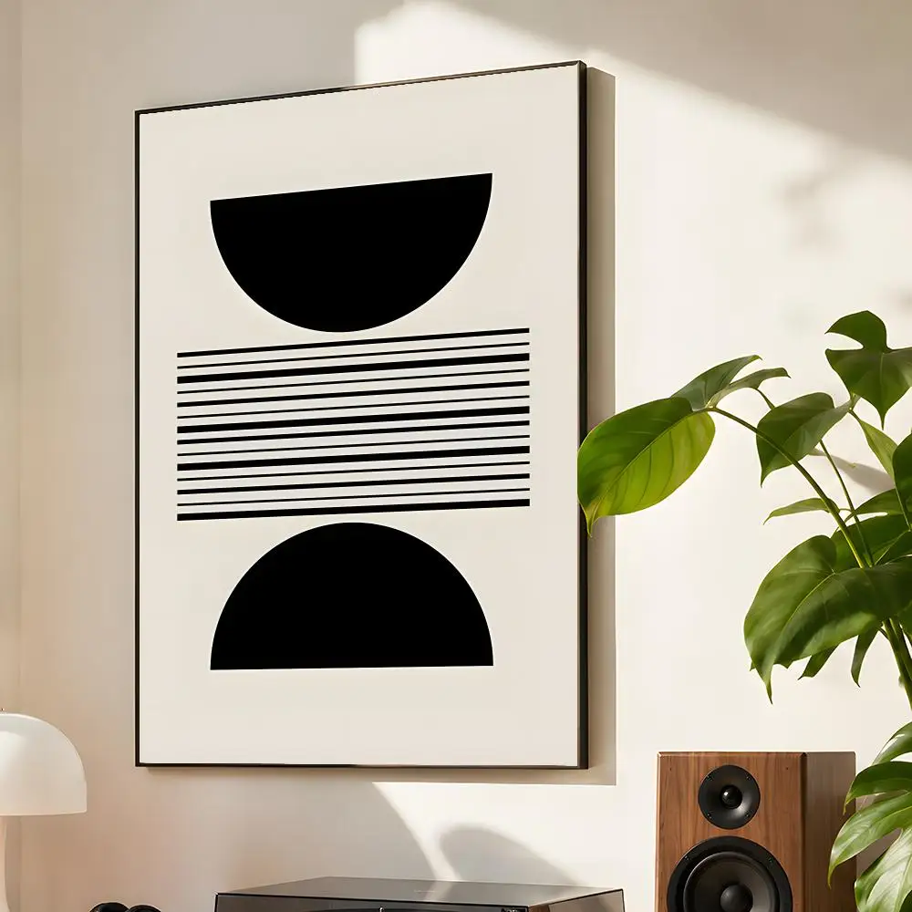 Abstract Matisse-style Lines Poster Matte Self Adhesive Wall Art Waterproof Room Decoration Bedroom