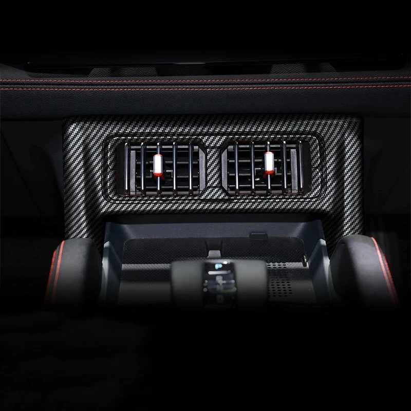For BYD Shark 6 2024 2025 ABS Instrument Panel Center Air Conditions Outlet Cover Middle AC Vent Cover Interior Accessories