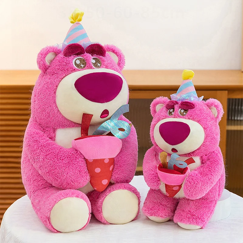 

Disney 70cm Plush Strawberry Bear Doll Cute Stuffed Animal for Kids Birthday Xmas Gift Ideal Present for Children and Couples