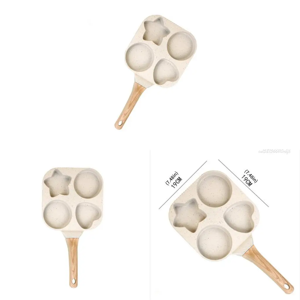 가스 및 유도 스토브를위한 긴 손잡이 아침 식사 알 쿠커가있는 27RB 프라이팬 긁힘 방지 기술 사용