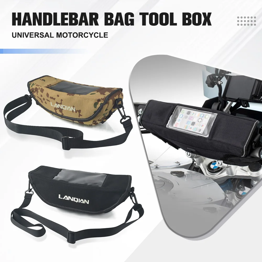 

450MT 700MT 800MT 650MT Motorcycle Handlebar Travel Bag Waterproof And Dustproof Handlebar Storage Bag For CFMOTO 450 800 MT