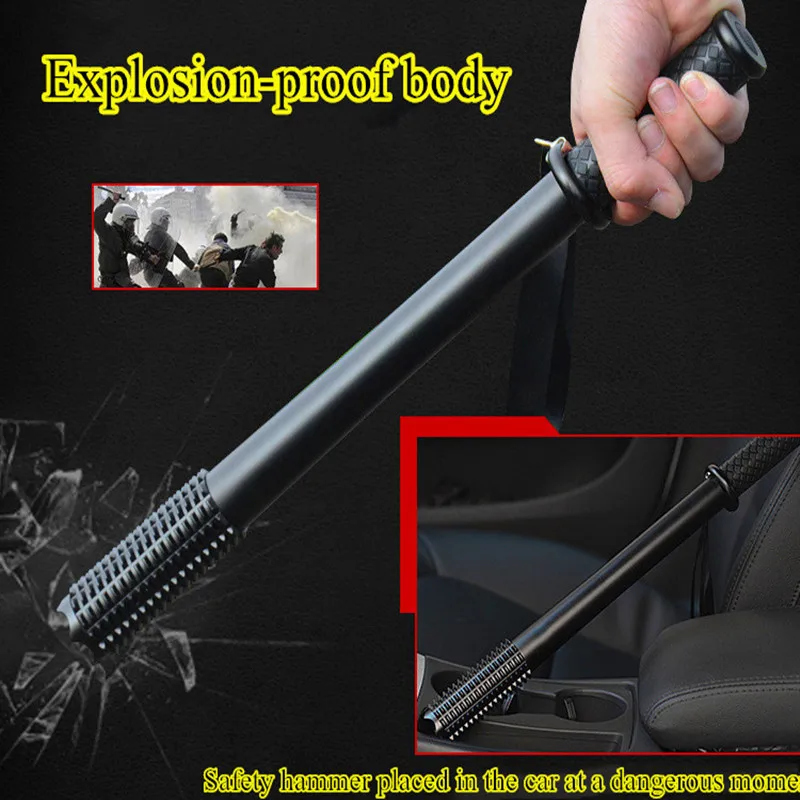 Baseball Bat LED Flashlight Super Bright Q5 Outdoors Camping  Emergency Self Defense Flashlight Stick Anti Riot Safety Baton