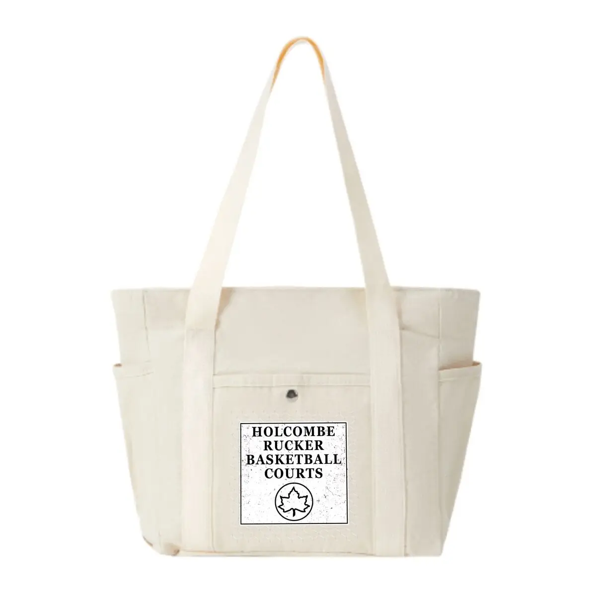 

Basketball Courts Sports - Inspired, 'Holcombe Rucker' Courts Design Women's Minimalist Shoulder Bag Multi-Pocket Daily Tote