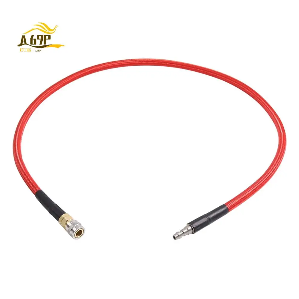 

A69P-Airsoft HPA SLP FLEX Воздушный шланг Дистанционная линия Воздушный шланг для страйкбола Дистанционная линия с (США) Foster QD 40-дюймовый низкий давление MAX 300 PSI