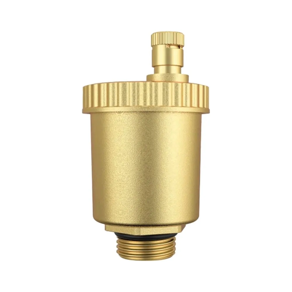 Brass Automatic Air Vent Valve for Use in Underfloor Heating Systems for solar Water Heaters HVAC and Radiator Circuits