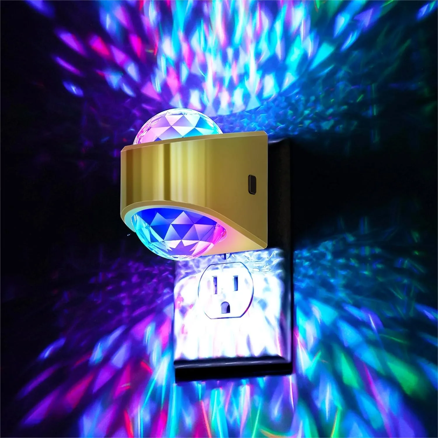 

Night Light Plug into Wall, Star Projector for Bedroom, 9-Color RGB Galaxy Nightlight with Dusk to Dawn Sensor for Home Decor