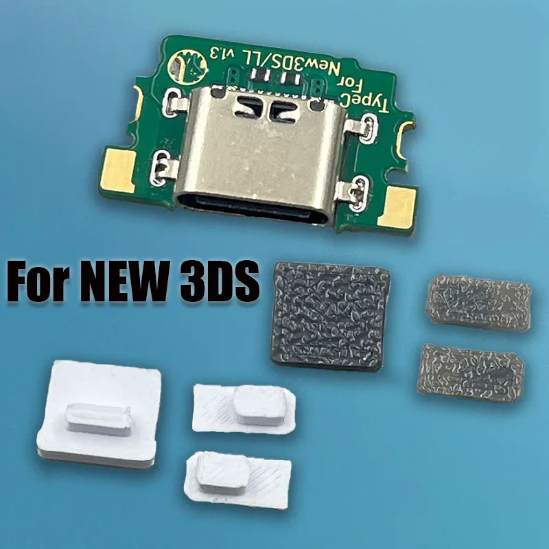 

YuXi 1 Set For New 3DS Console DIY Charging Port Replacement Convert to USB-C Mod USB Type-C Charge Socket