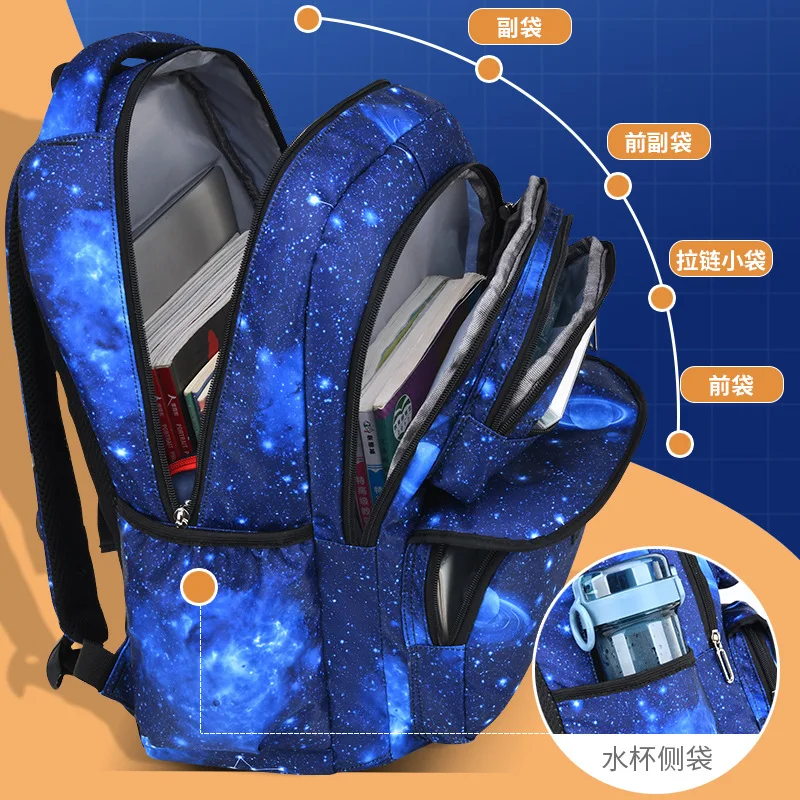 Children Backpack Fashion Starry Sky Kids Waterproof School Bags For Boys Girls Backpack Mochila Infantil Book Bag