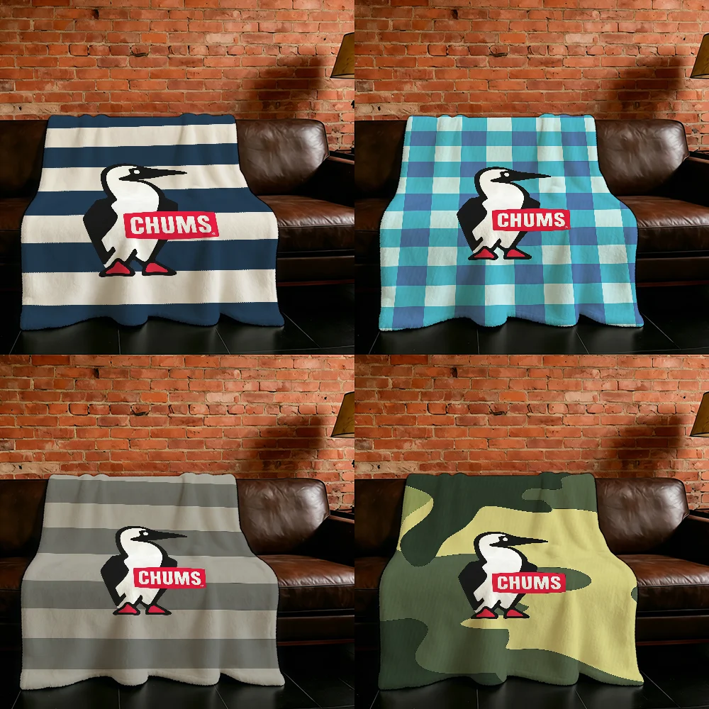 Logo Cool Luxury C-ChumS-ES Blanket Flannel Warm Soft Throw Blanket For Room Sofa Childish Birthday Gifts