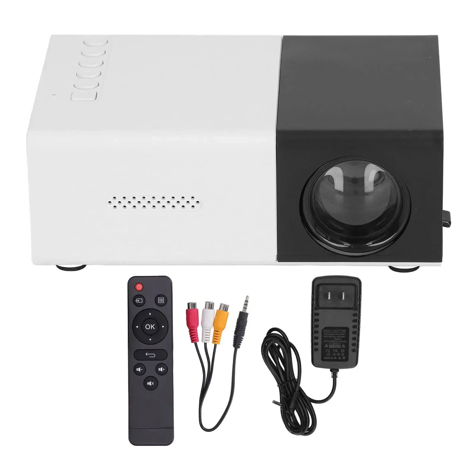 Proyector inteligente HD para cine en casa, miniproyector portátil para teléfono móvil, proyección para exteriores, YG300, 1080