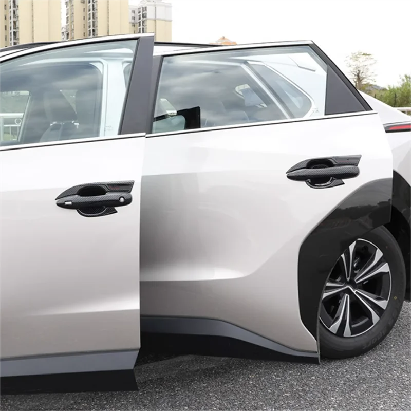 

ABS Chrome для Toyota BZ4X 2022 2023, внешние аксессуары, дверная ручка автомобиля, защитная крышка, накладка