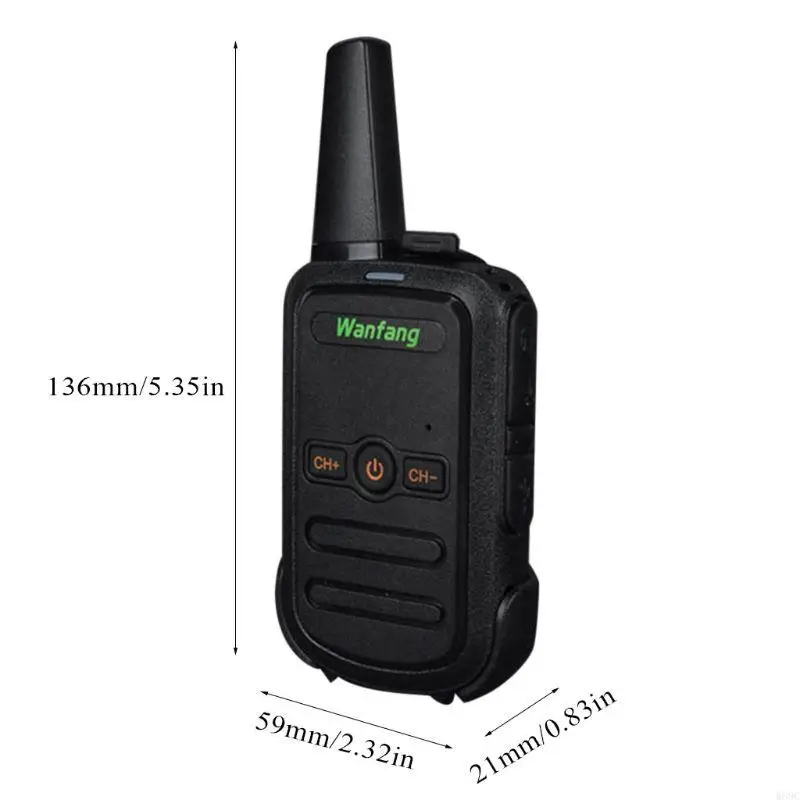 W89C Professional Handheld Walkie-talkie with USB Direct Charging for Hotel