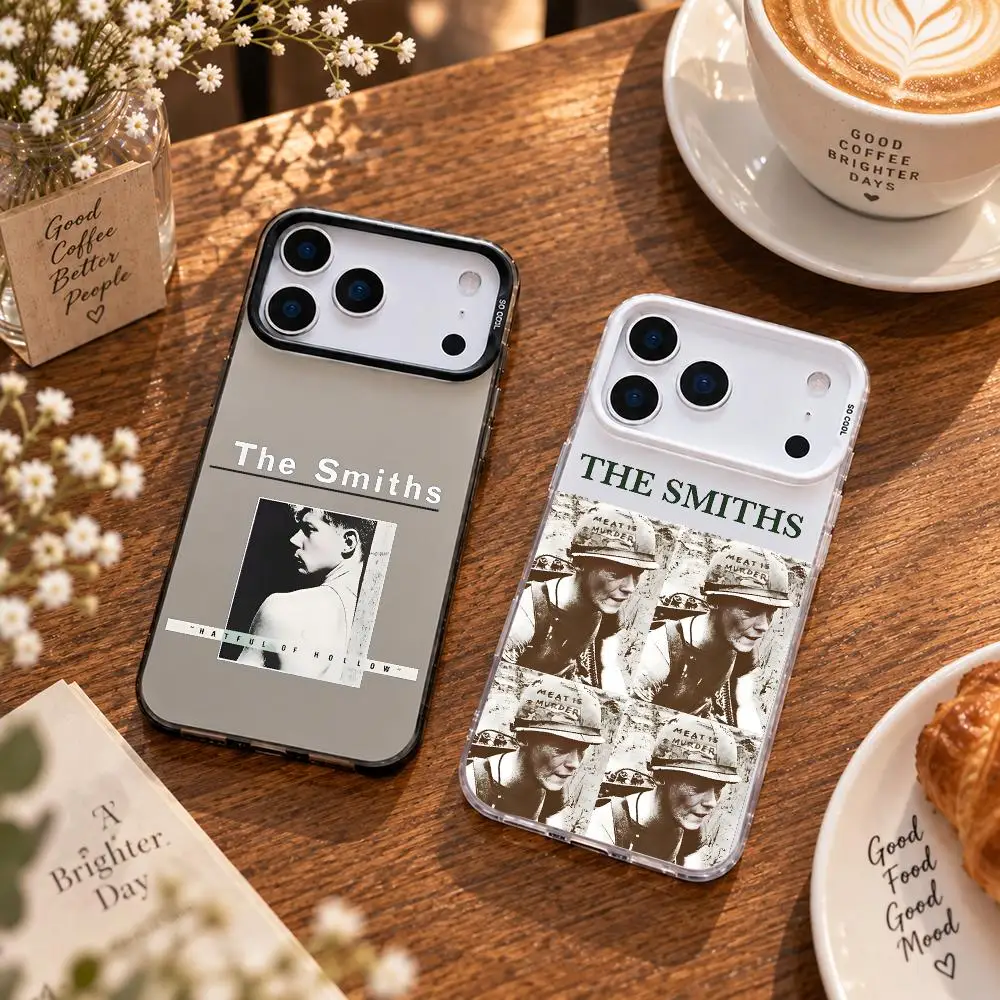 The S-Smiths Phone Case For IPhone 18 17 16 15 14 13 Pro Max Independent Metal Button Electroplating Mobile