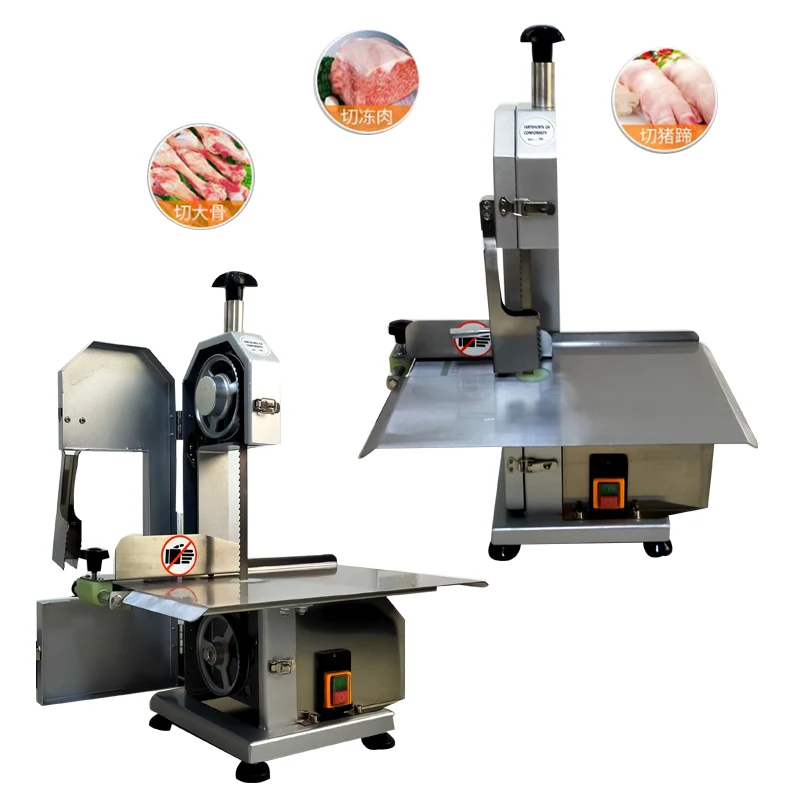 Commercial Bone Sawing Machine For Pork Knuckle Rib Frozen Meat Desktop Bone Cutting Processing Equipment