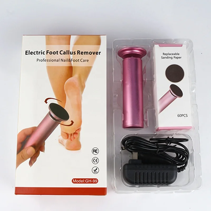 Smerigliatrice elettrica professionale per piedi rimozione del callo esfoliante affilacoltelli elettrico per la cura dei piedi rimozione del callo elettrico per i piedi