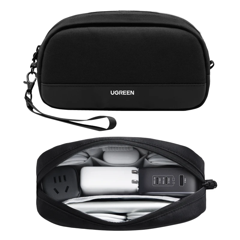 UGREEN Torba do Przechowywania Organizer S/M na Laptopa Zasilacz HUB Słuchawki Kabel Ładowarka PC Akcesoria do Laptopa Cyfrowego — zdjęcie produktu 7