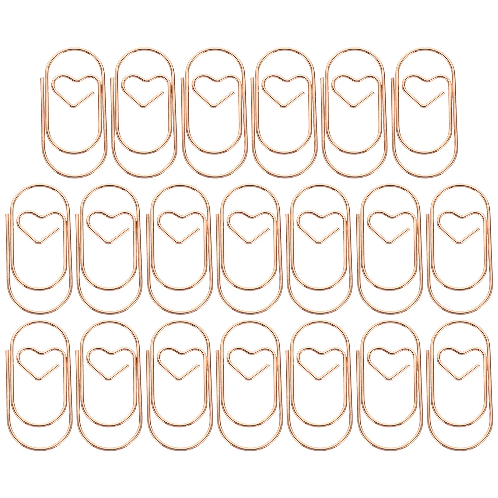 20pcs Metal Bookmarks Creative Paper Clips For Documents Files Photos Home Office School Use Small Document Clips Office