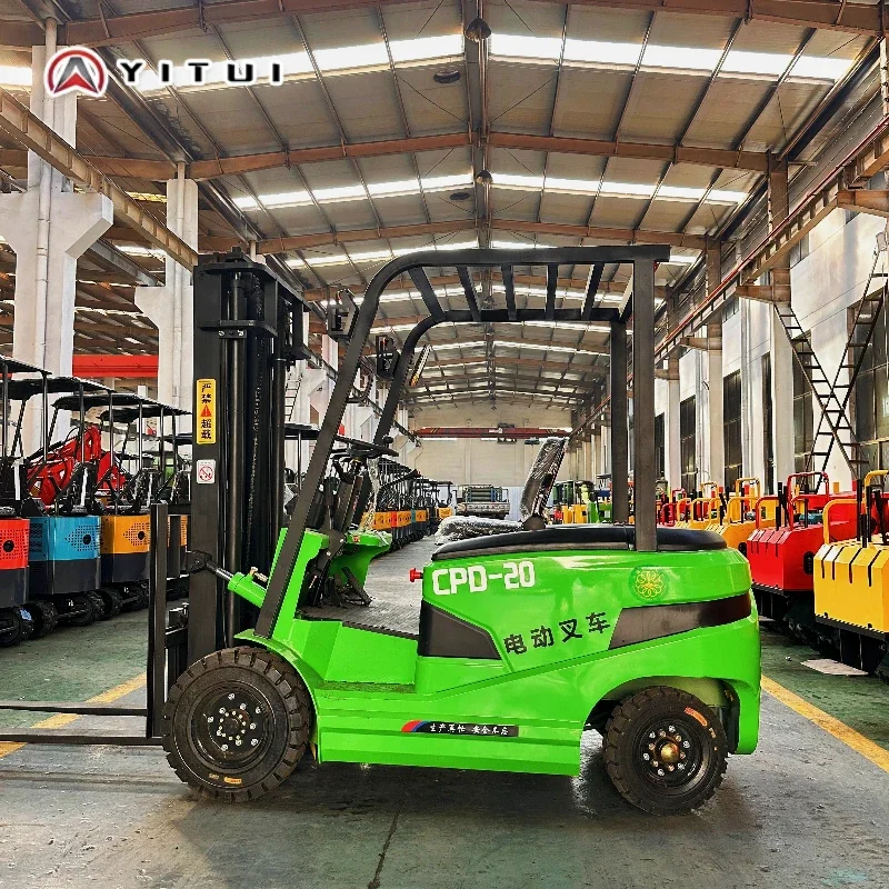 2000 كجم مكدس كهربائي مخصص بالكامل تصميم قابل للطي بطارية ليثيوم 3.8 متر رفع لرافعة شوكية كهربائية للمستودع