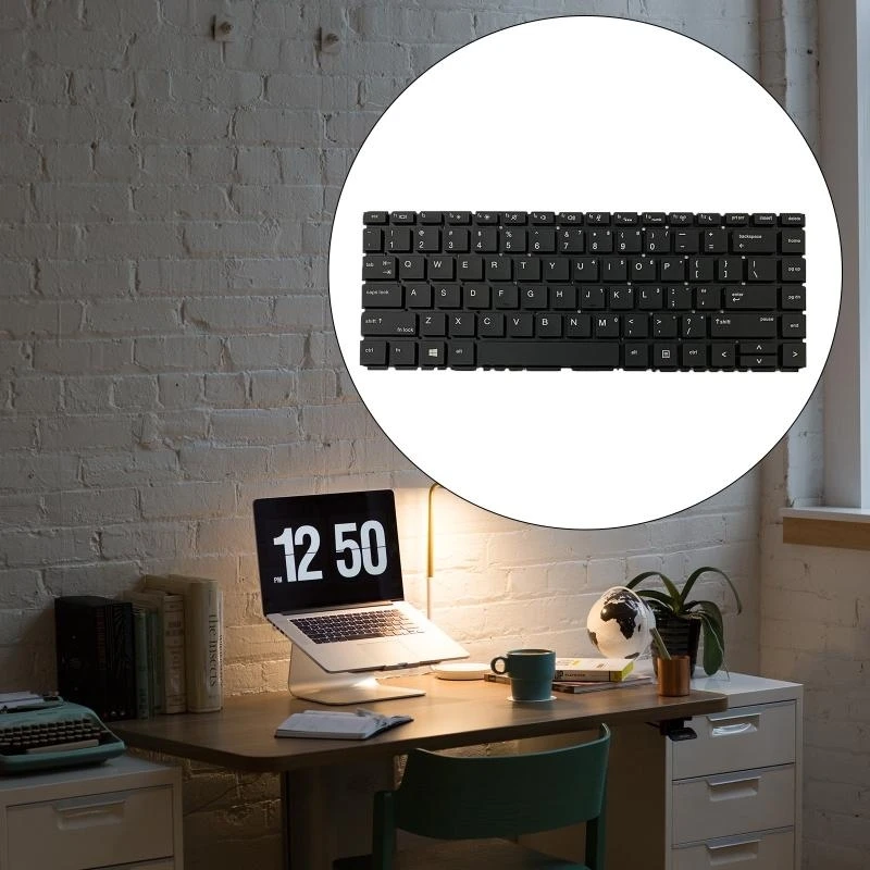 لوحة مفاتيح الكمبيوتر المحمول لـ Book 440 445 440 G7 445 G7 No Frame US Layout #6