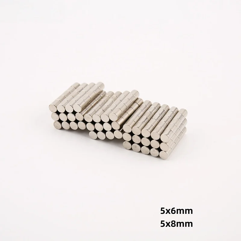 5x6 مللي متر مغناطيس قوي مستدير 5*6 مللي متر لتنظيم المذكرات والصور DIY على الثلاجات والخزائن 5x6 مللي متر #2